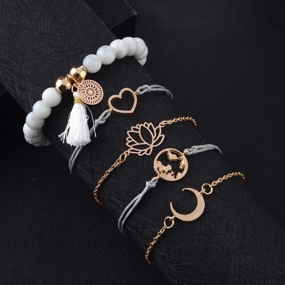 (2 for $20) 5 Pc Bracelet Set - Picture 5 of 5